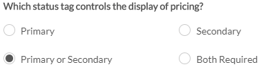 8. Pricing Display