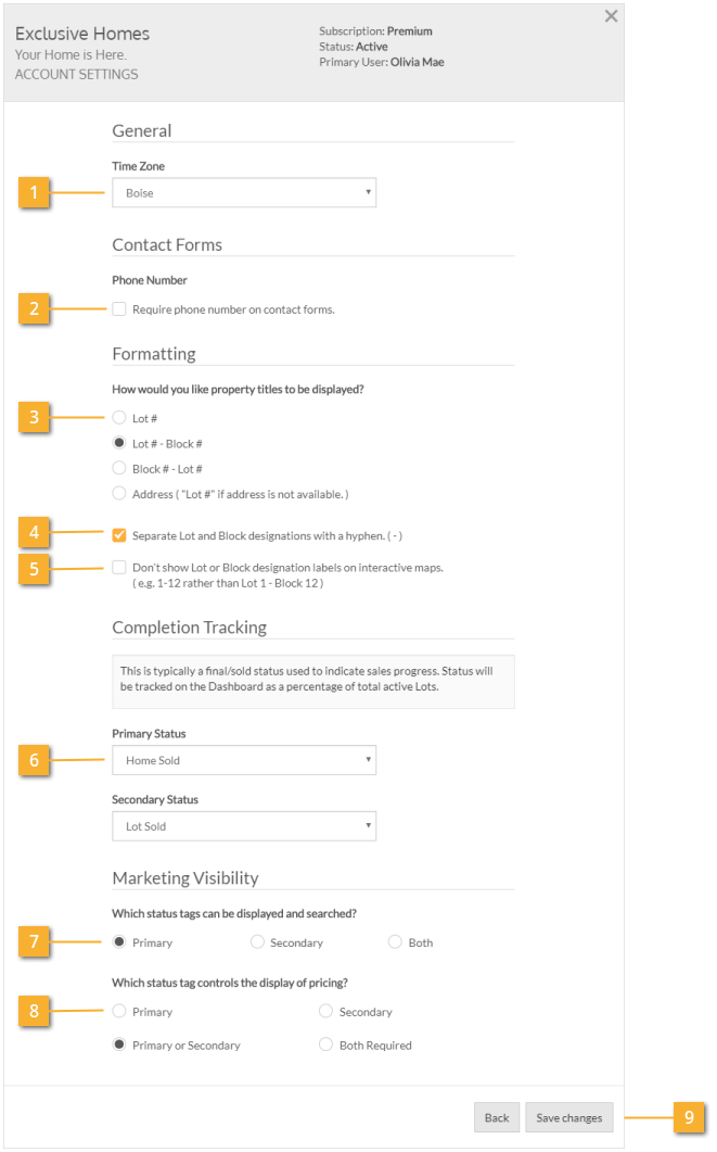 Account Settings