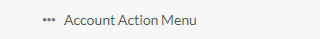 3. Account Action Menu